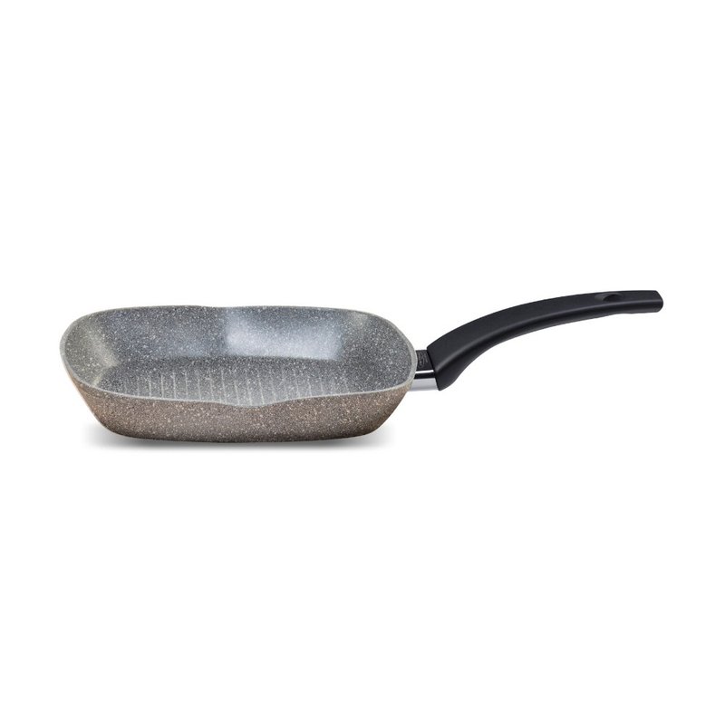 PiardiHome UNION LINE 天然矿石不沾牛扒煎锅 28x28cm - 厨房用具 - 其他金属 灰色