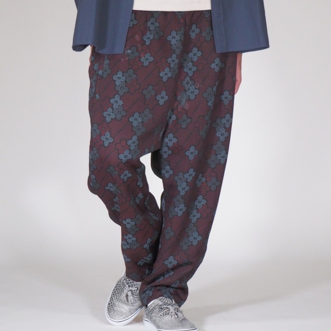 【日本制造】复古和服翻拍、诺拉裤、锥形阔腿裤、均码、宽松裤 - 男士长裤 - 丝．绢 