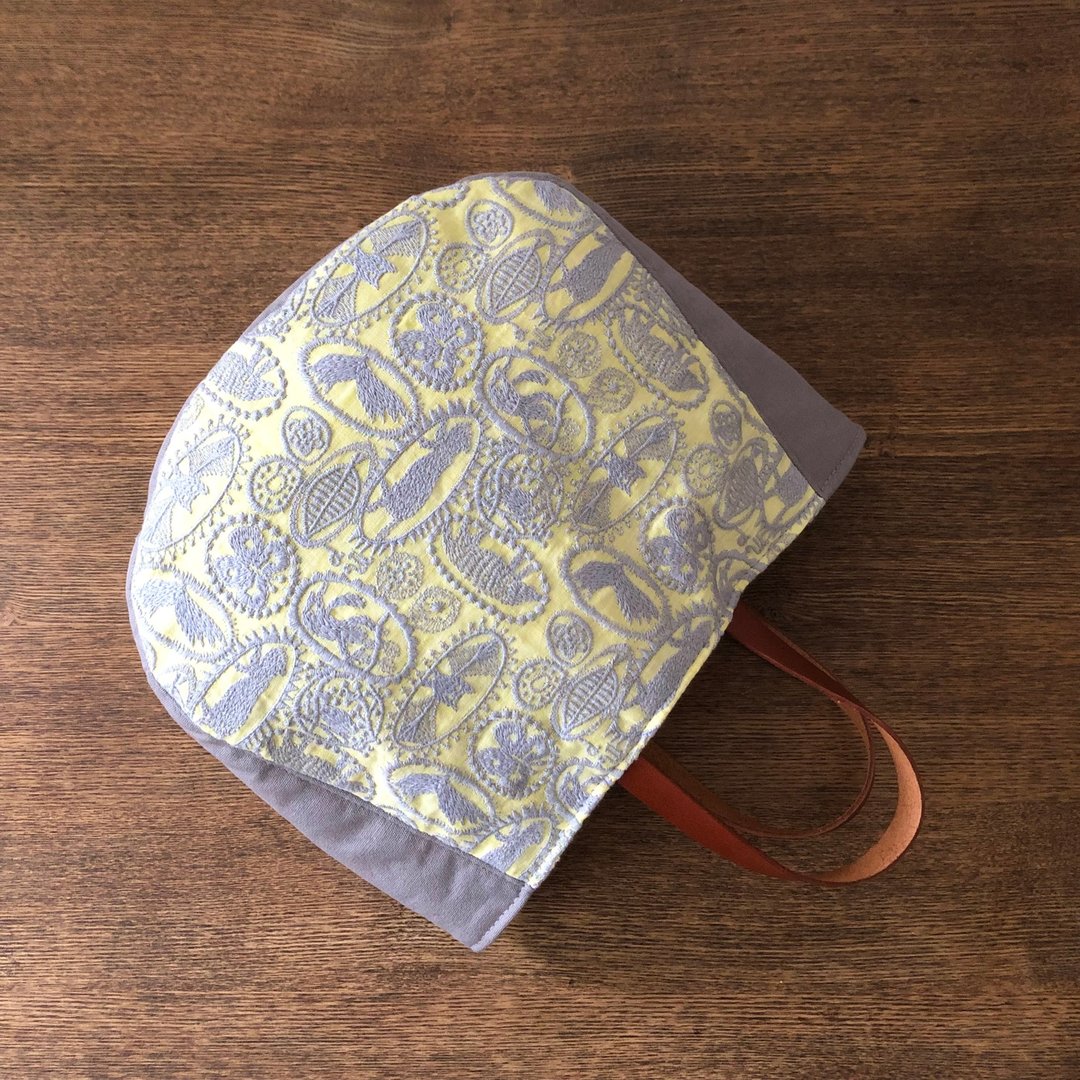 托特包 minä perhonen jungle relief 手工制作 - 其他 - 棉 黄色