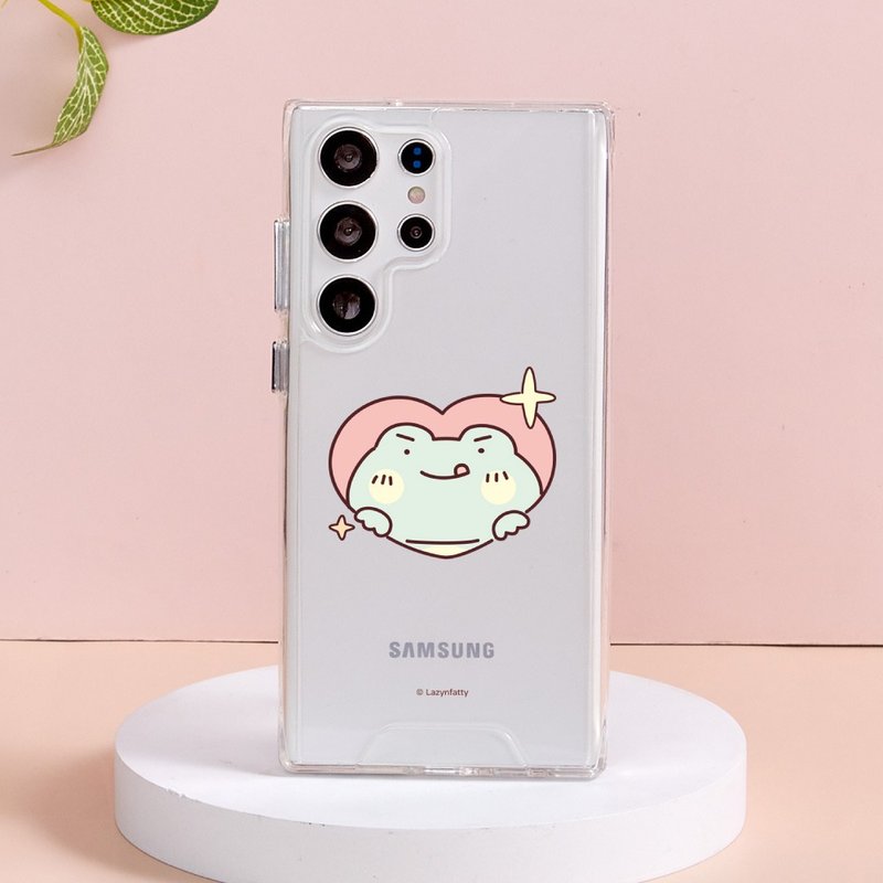 胖才可爱yummy爱心防摔透明SAMSUNG手机壳 - 手机壳/手机套 - 塑料 多色