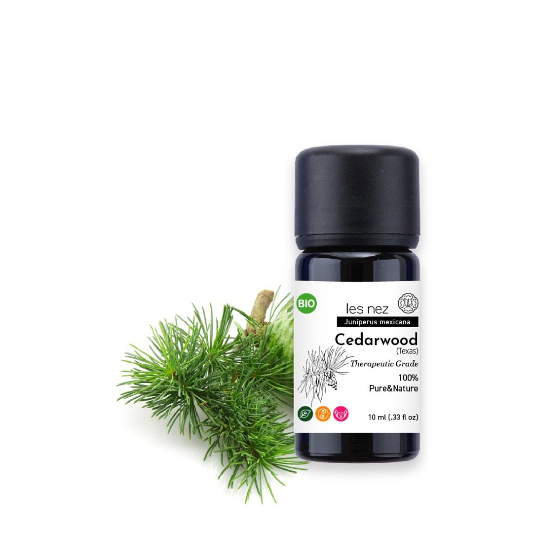 【Les nez 香鼻子】天然单方德州雪松精油 10ML - 香薰/精油/线香 - 精油 黑色
