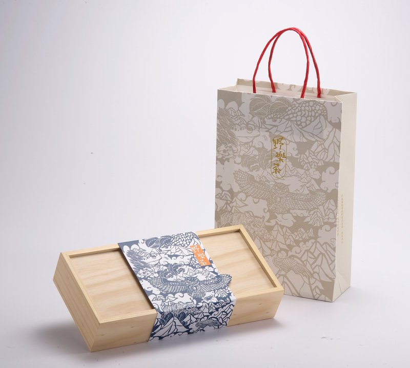 【野乐茶】茶山太极-台湾四大品种红茶礼盒(32入)  总统府伴手礼 - 茶 - 新鲜食材 金色