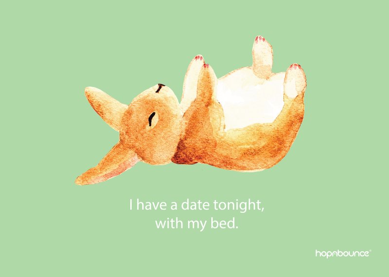 兔子 水彩 手绘 插画 复制画 海报 - 海报/装饰画/版画 - 纸 绿色