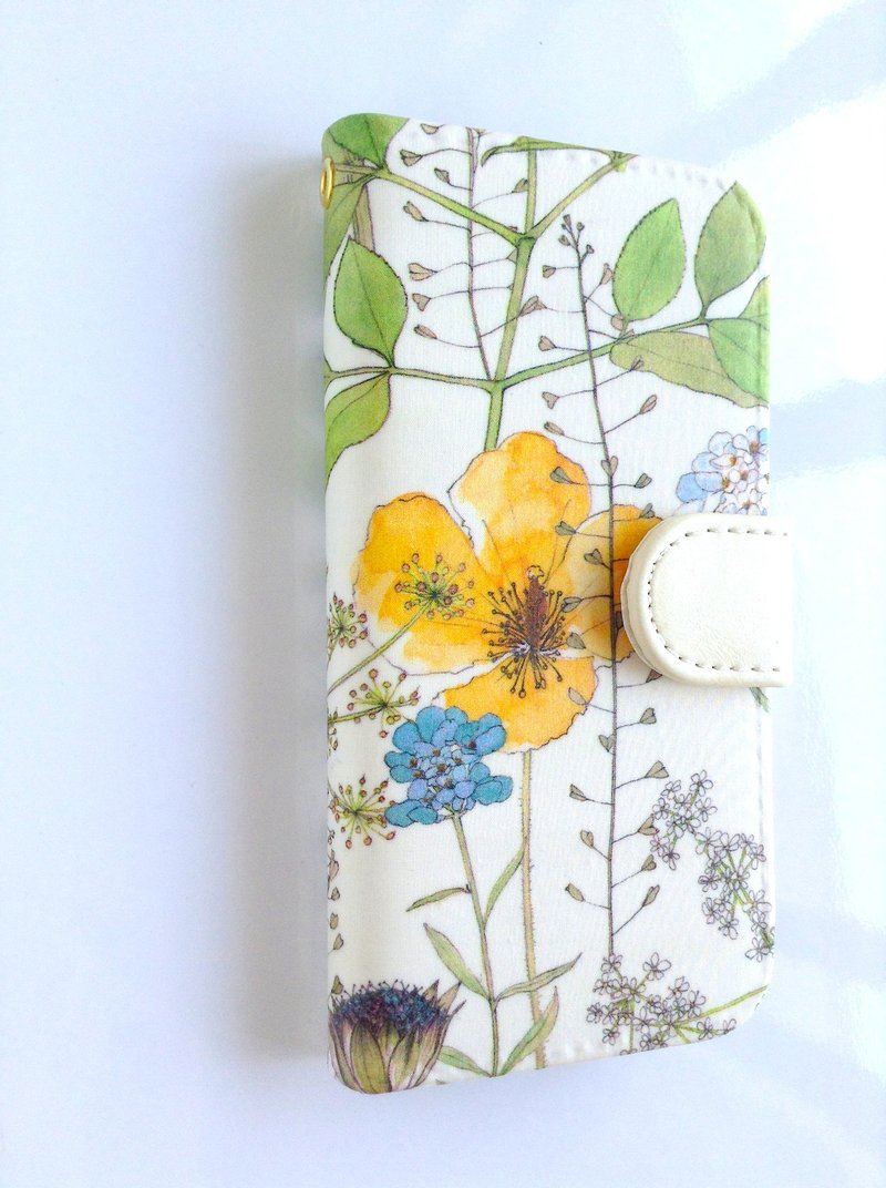 Liberty iphone7 8 SE2 Case Ilma Yellow - 手机壳/手机套 - 棉．麻 橘色