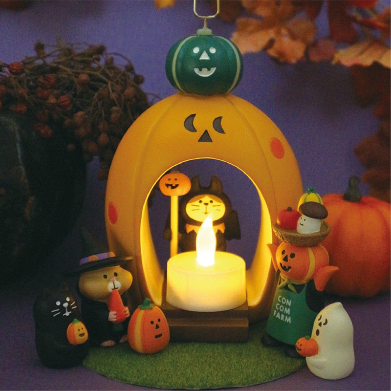 日本Decole Concombre - 南瓜大丰收 - 摆饰 - 树脂 