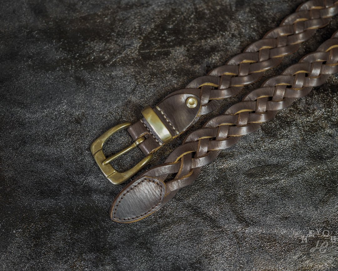 Braied Belt 编织皮带 3.0cm宽 - 皮带/腰带 - 真皮 多色