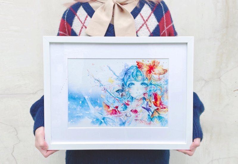 Alice Hobbey 订制复制原画/挂画/装饰/水彩画/插画 - 海报/装饰画/版画 - 其他材质 多色