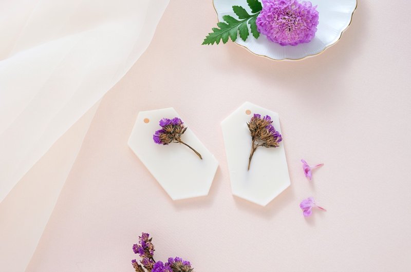 紫　薰衣星辰  I 三三吾乡天然蜜蜡香氛砖 - 香薰/精油/线香 - 植物．花 紫色