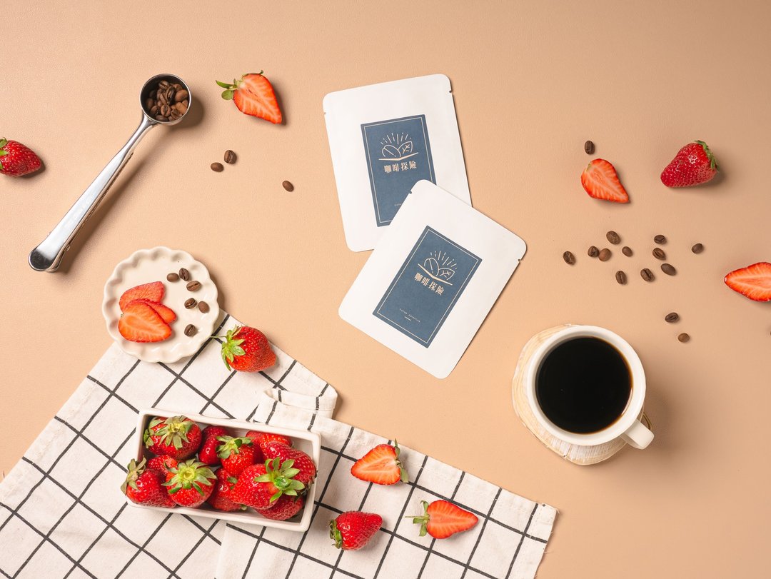 草莓风味咖啡 |埃塞俄比亚 红樱桃计划 莉可处理厂 咖啡滤挂10入 - 咖啡 - 其他材质 咖啡色