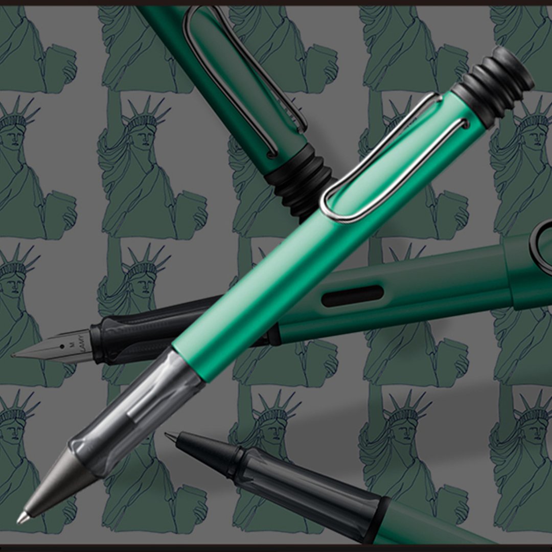 LAMY AL STAR 恒星 原子笔 - 湖水蓝 - 圆珠笔/中性笔 - 铝合金 绿色