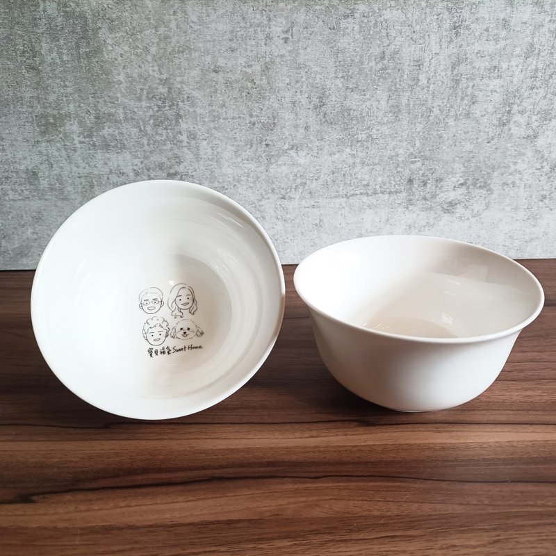 【定制化礼物】Q版头像_金钟碗(附赠手机壁纸) - 碗 - 陶 多色