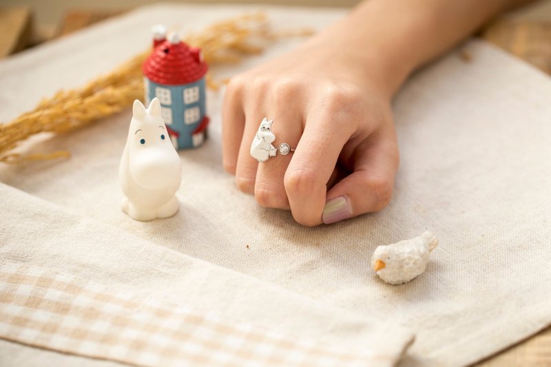 Ring - Moomin - 戒指 - 其他金属 白色