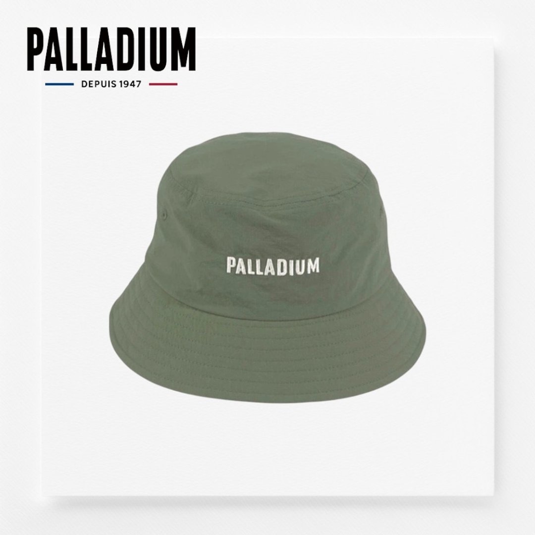 PALLADIUM GLOBAL LINE 经典刺绣LOGO渔夫帽 军绿 C3464 - 帽子 - 棉 多色