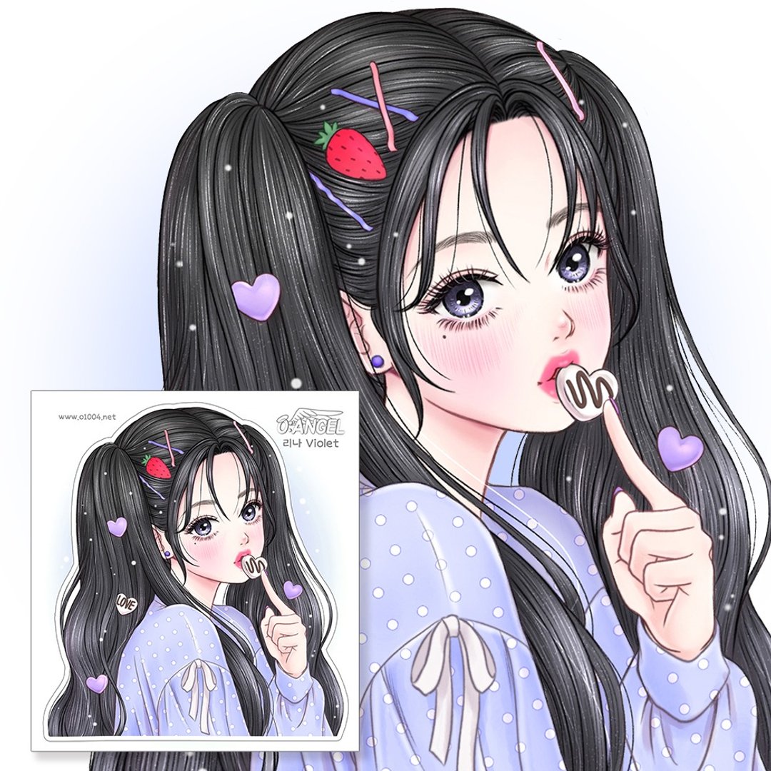 Lina 贴纸 - 贴纸 - 纸 