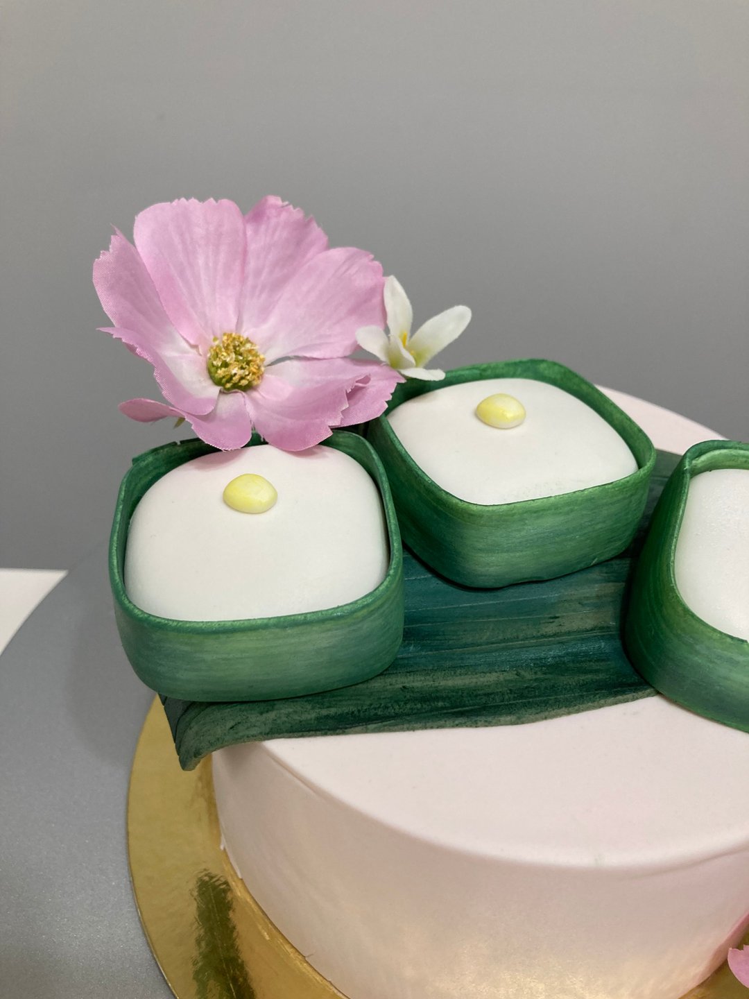仿真泰式椰汁糕造型蛋糕 Thai Coconut Puddi Realistic Cake - 蛋糕/甜点 - 其他材质 绿色
