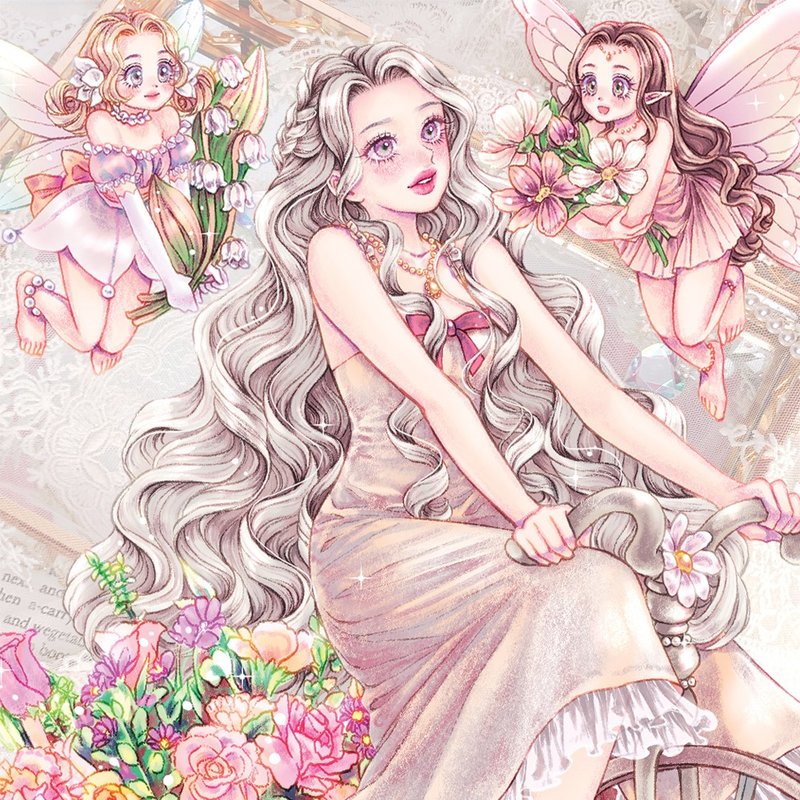 Reina 贴纸 (4色款) - 贴纸 - 纸 