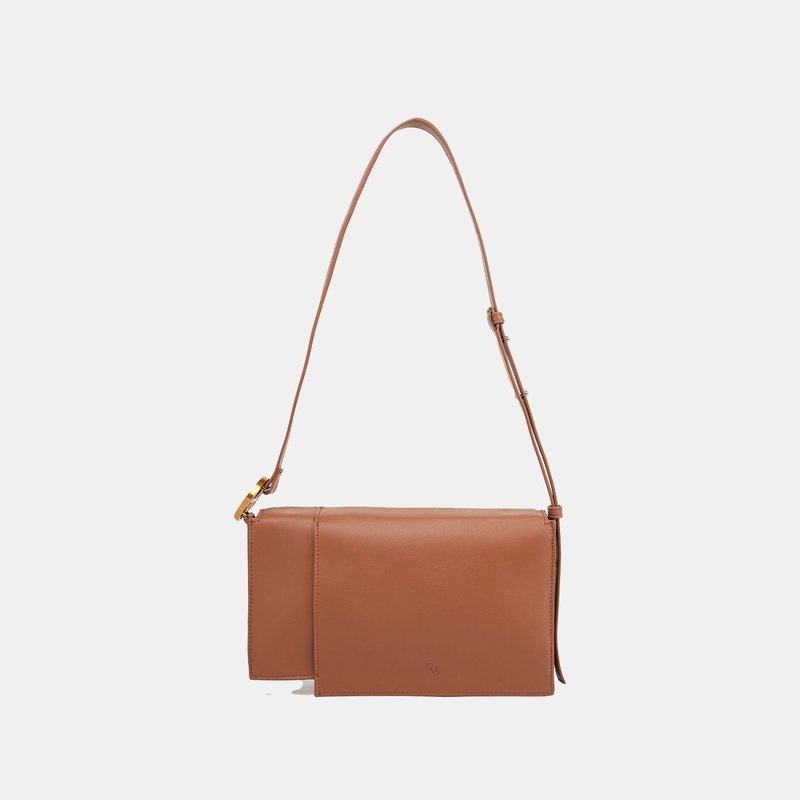 Peddle Corn leather Bag 玉米基纯素皮革 手提包 侧背包 斜背包 - 侧背包/斜挎包 - 人造皮革 咖啡色