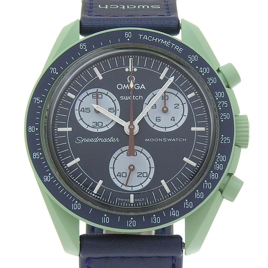 【日本直送】OMEGA Speedmaster Moonwatch Mission on Earth 腕表 SWATCH S033G100 绿色 石英 男仕【二手】 - 女表 - 其他材质 绿色