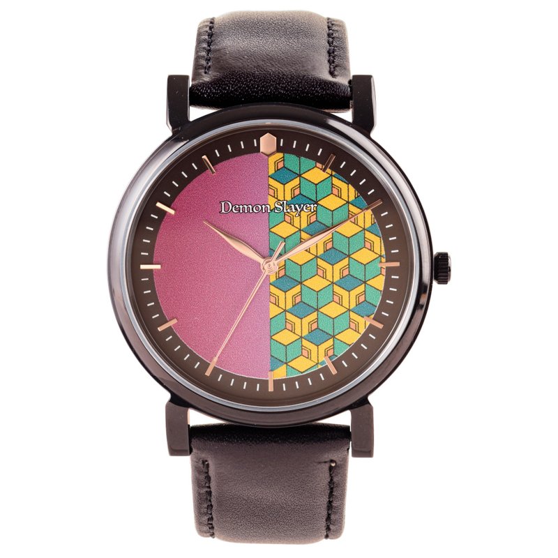 Demon Slayer 鬼灭之刃– 冨冈义勇 - 女表 - 不锈钢 黑色