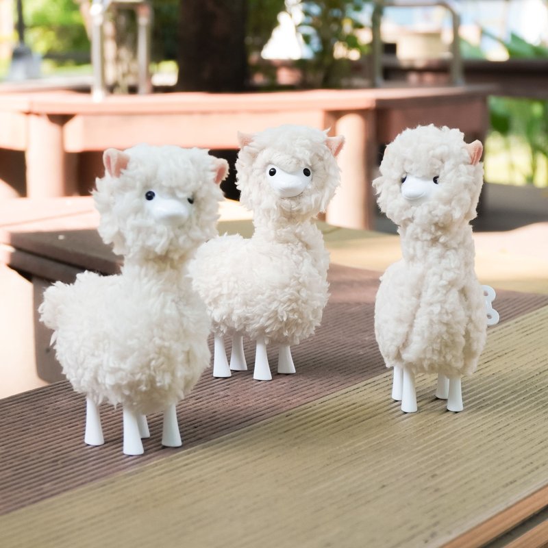 草泥马绒毛发条公仔 Alpaca Wind-up Walker - 玩偶/公仔 - 其他材质 多色