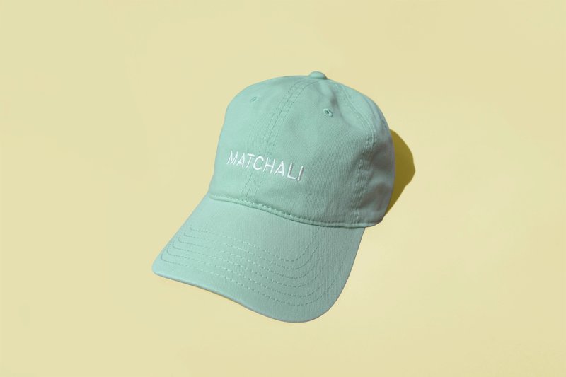 Matchali Cap 帽 - 帽子 - 棉．麻 绿色