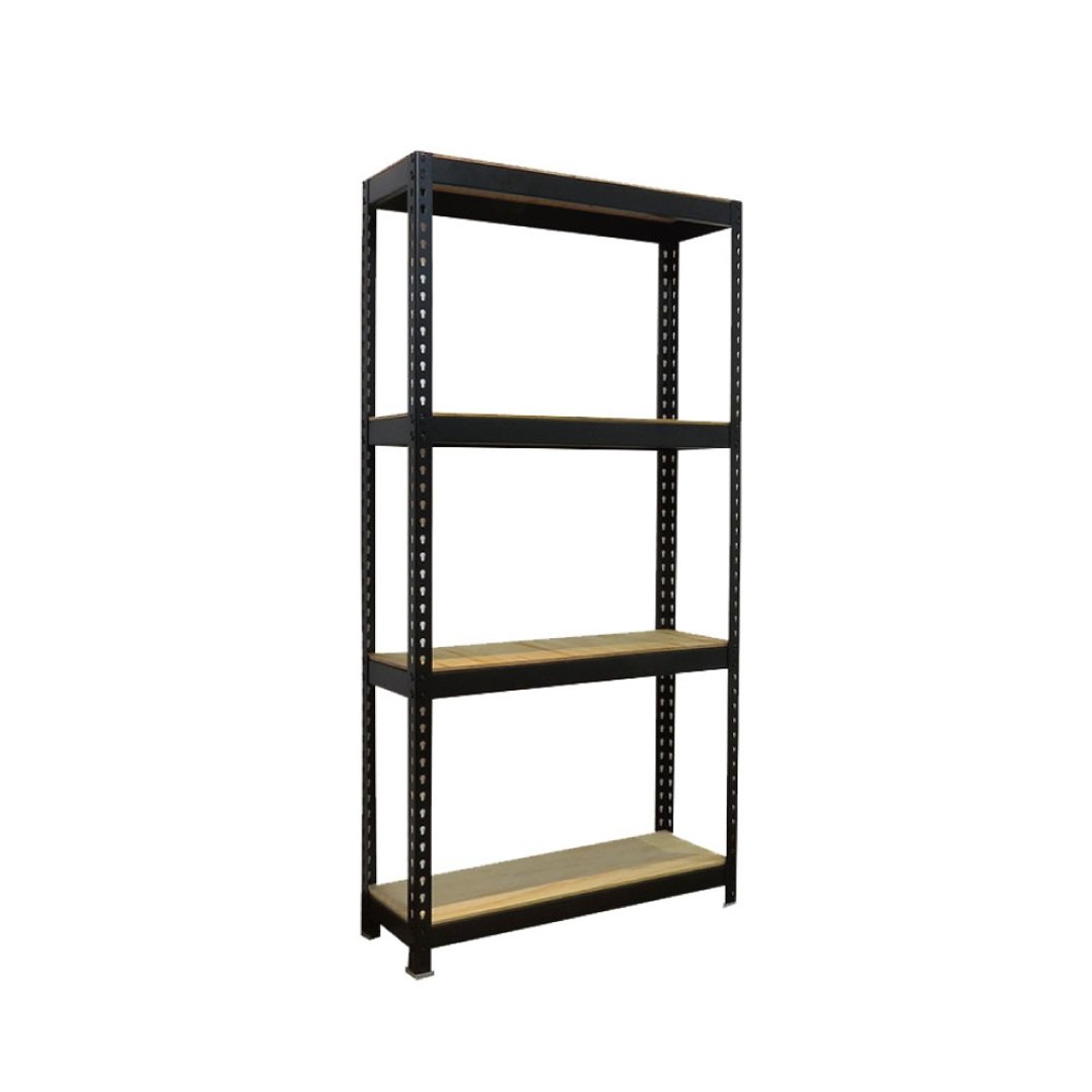 黑色免螺丝角钢四层架90x45x180cm - 其他家具 - 其他金属 黑色