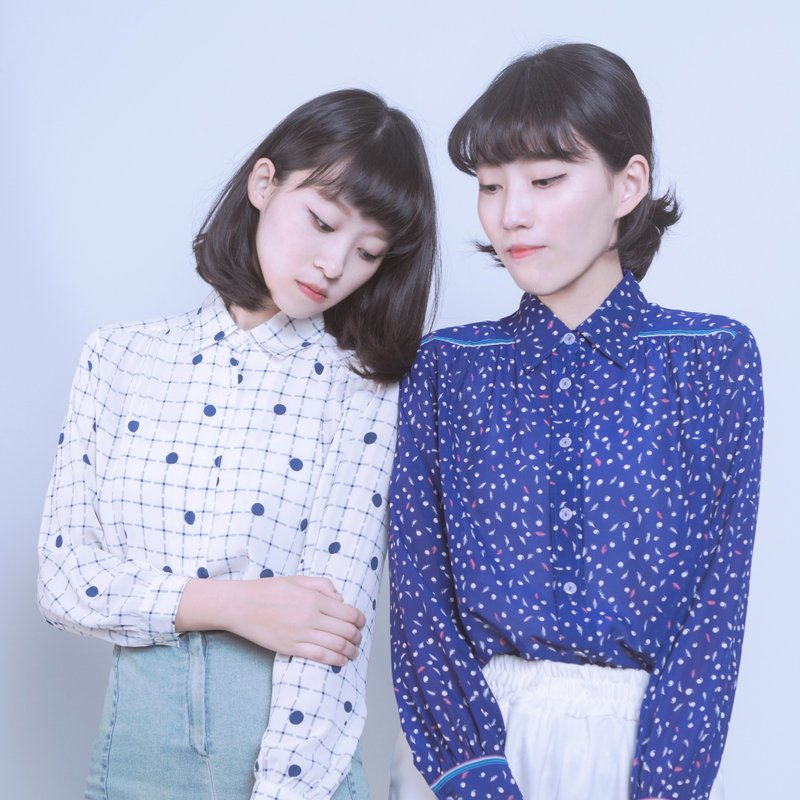 五子棋  |  古着长袖衬衫 - 女装衬衫 - 其他材质 