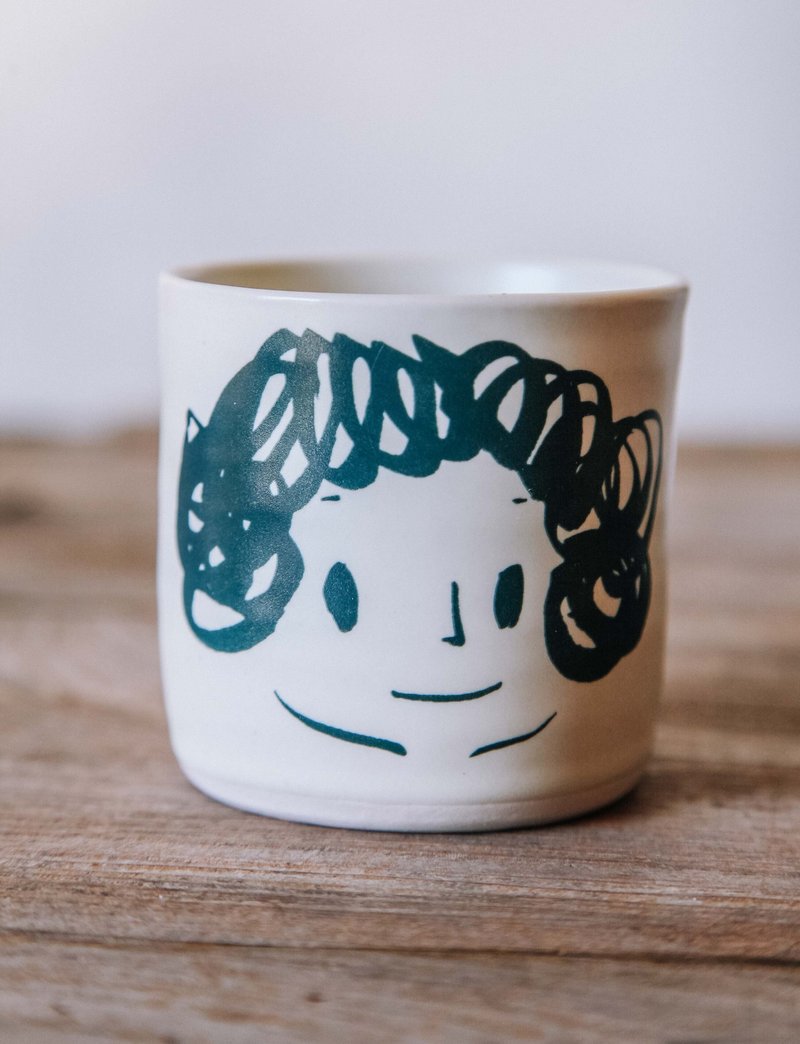 Brut Cake 手作陶器 - 微笑马克杯 240ml-7 - 咖啡杯/马克杯 - 陶 