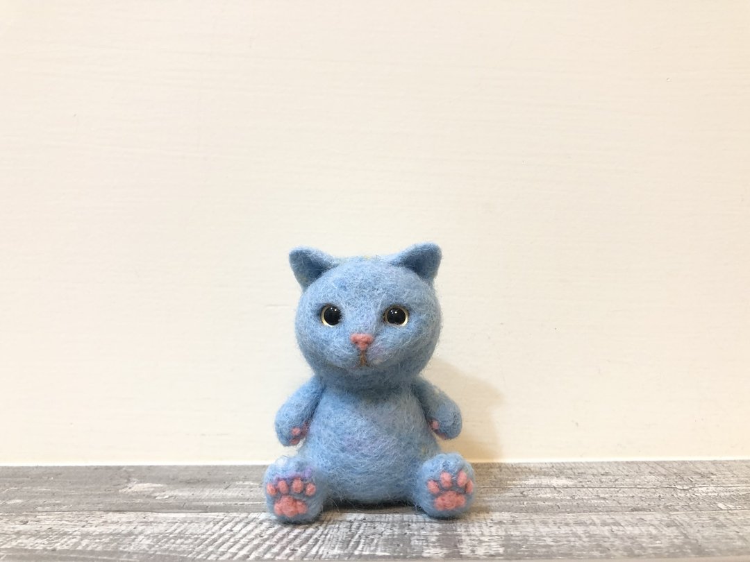 羊毛毡跳跳糖猫 - 其他 - 羊毛 多色