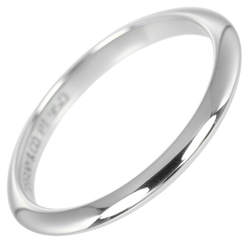 [日本直送] Tiffany & Co. 刀锋戒指 8号 2毫米 戒圈 Pt950铂金 约2.37克 [二手] A级 - 戒指 - 贵金属 银色