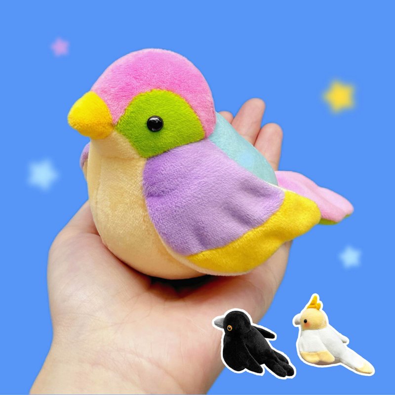 【图纸】小鸟/鹦鹉/乌鸦毛绒玩偶图纸+制作教程 - 手工艺教程/工具书 - 其他材质 