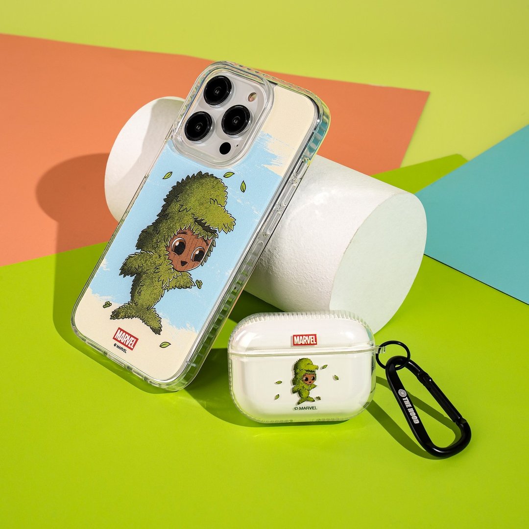 IAM GROOT-Groot Tree Outook AppleAirPodspro3/4保护套防摔保护 - 耳机收纳 - 塑料 