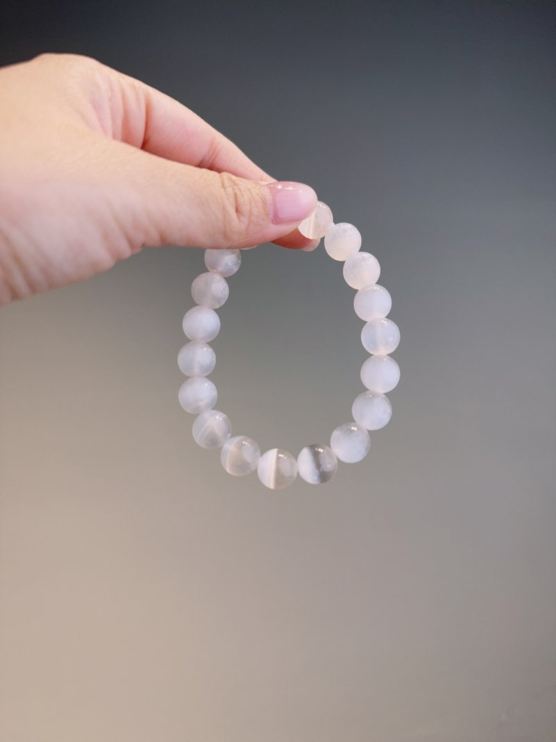 A4- 天然透石膏 Z-20250918-525 - 手链/手环 - 宝石 