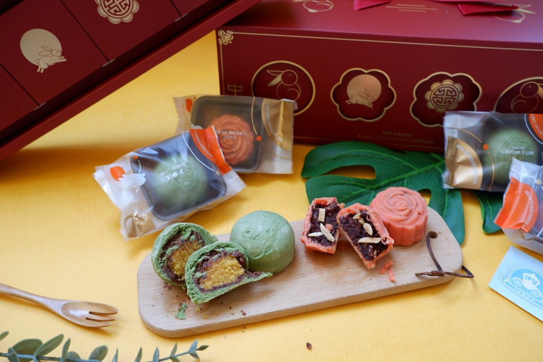 长相思玫瑰月饼礼盒 - 蛋糕/甜点 - 新鲜食材 粉红色