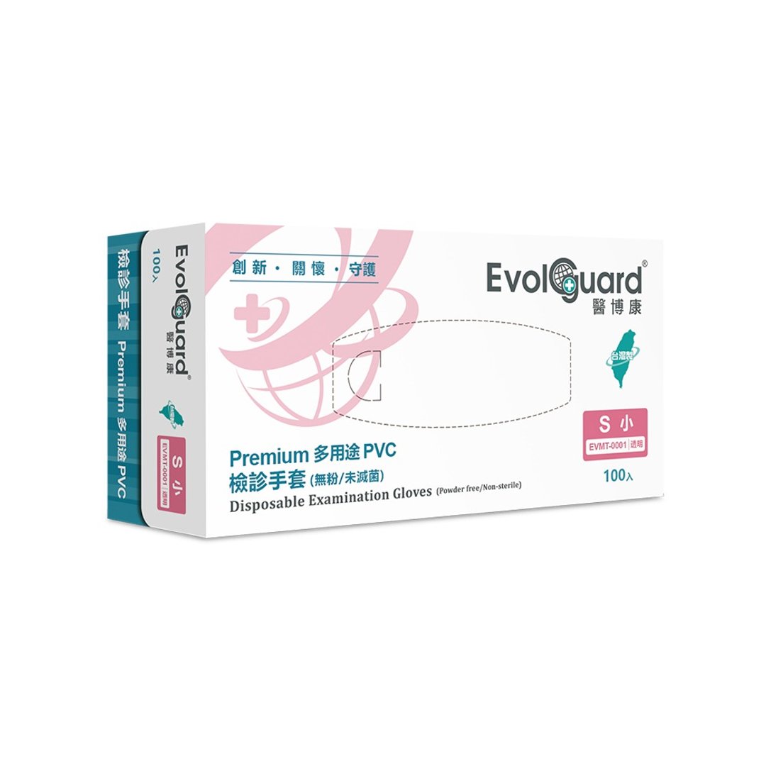 Premium医用加厚PVC手套 100入/盒 | Evolguard 医博康 - 其他 - 塑料 透明