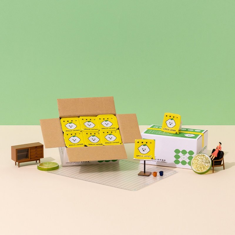 纯柠檬砖 - 果汁/蔬果汁 - 其他材质 黄色