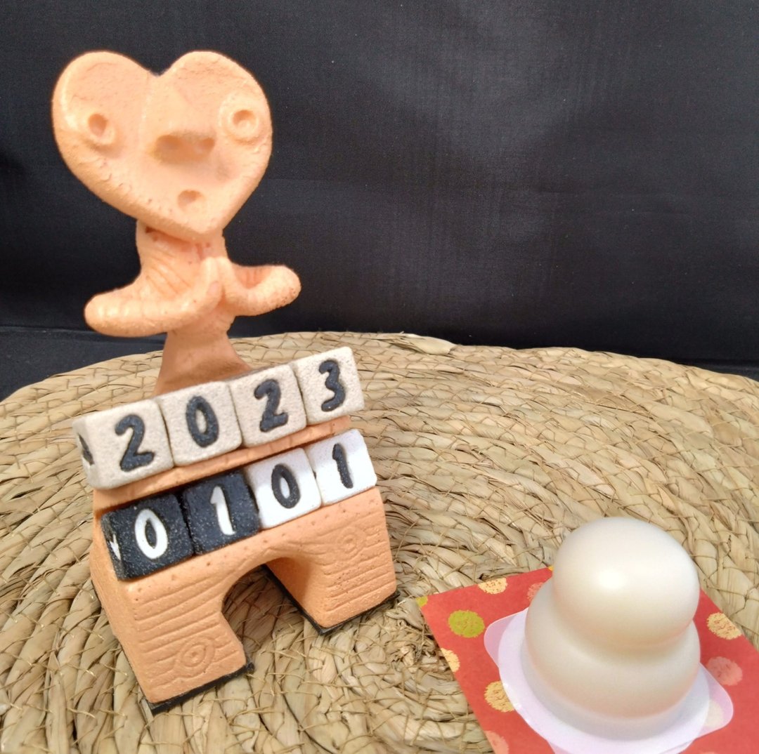 【定制】可晒ins的桌面万年历【发货时间 约10天】 - 年历/台历 - 树脂 咖啡色