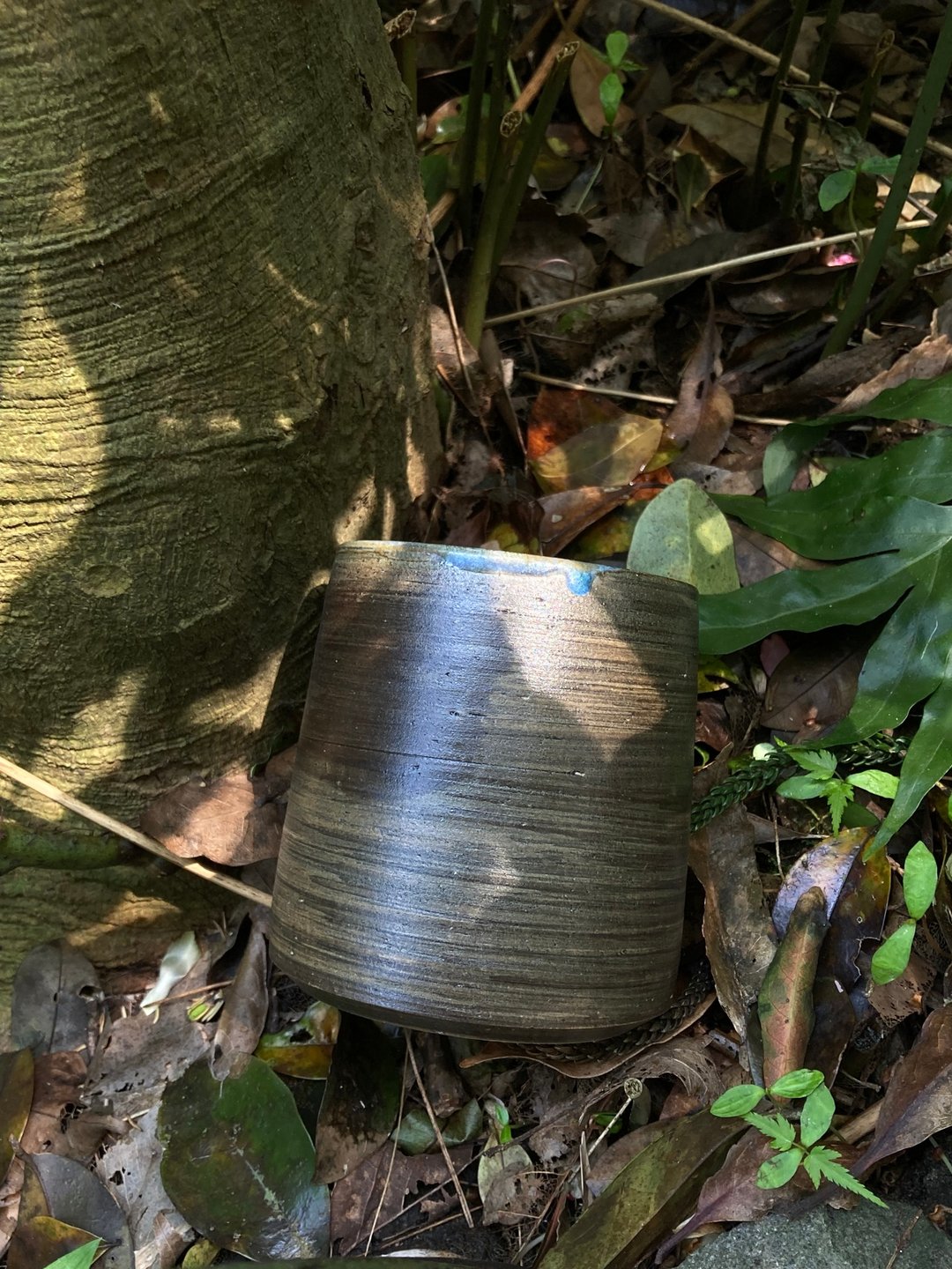 墨蓝结晶茶杯 III - 茶具/茶杯 - 陶 