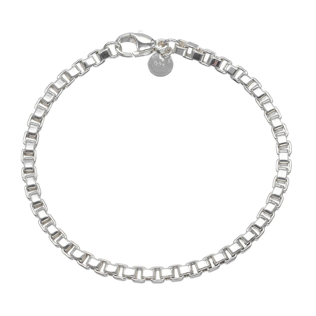 【日本直送】蒂芙尼 手链 威尼斯链 约17.5cm 925银 约15.89g TIFFANY&Co.【二手品】A级 - 项链 - 银 银色