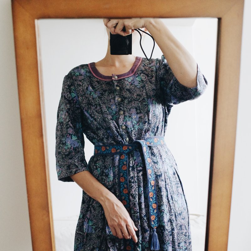 Vintage 奥地利古典民族洋装 - 洋装/连衣裙 - 棉．麻 