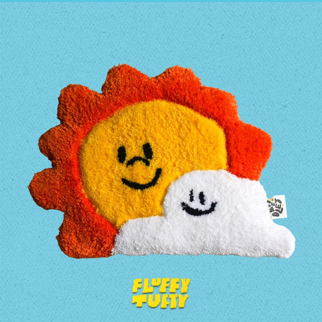 定制化 - SUNNY CLOUD 蓬松簇绒地毯 - 地垫/地毯 - 其他材质 白色