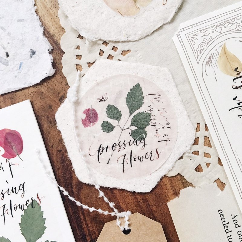 压花习作 - 雾面 PET 纸胶带 - 纸胶带 - 塑料 白色