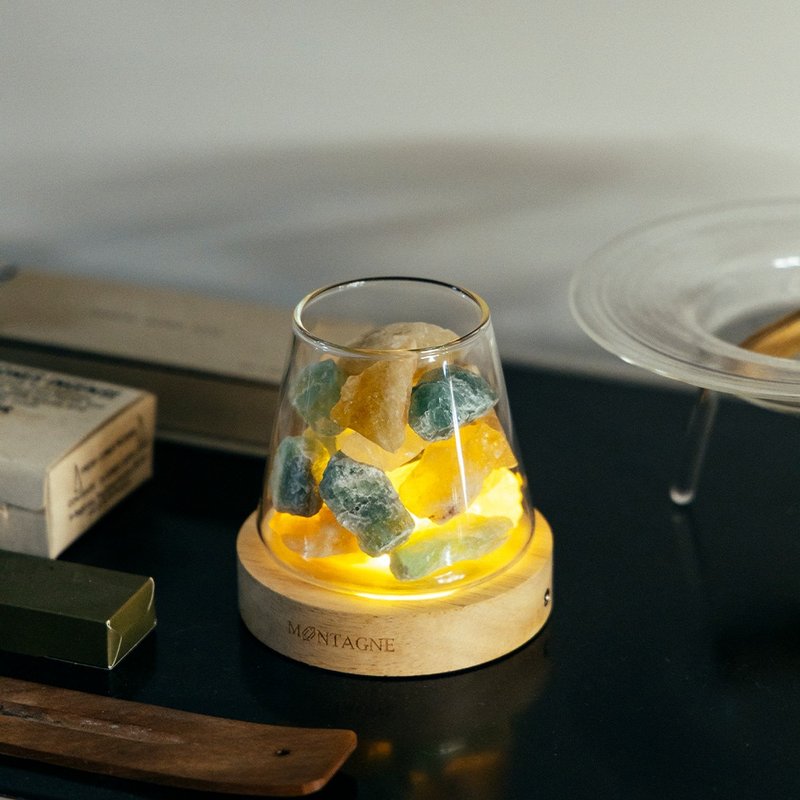 【Montagne】新年招财款 | 水晶扩香 | 绿萤石 X 黄水晶 X 白水晶 - 摆饰 - 水晶 