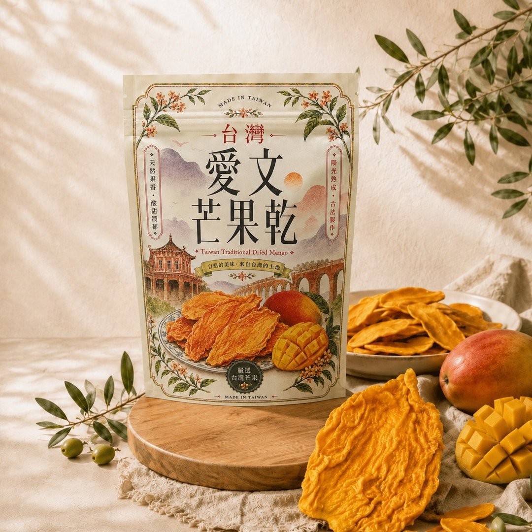新鲜底蕴【农禾四季 | 低温烘烤】果干 • 爱文芒果干 - 水果干 - 新鲜食材 橘色
