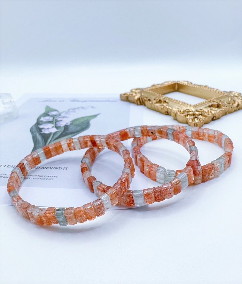 │阿鲁沙│手排 | 爆闪精致 | 送礼自用  | 金太阳 生日礼物 - 手链/手环 - 宝石 橘色
