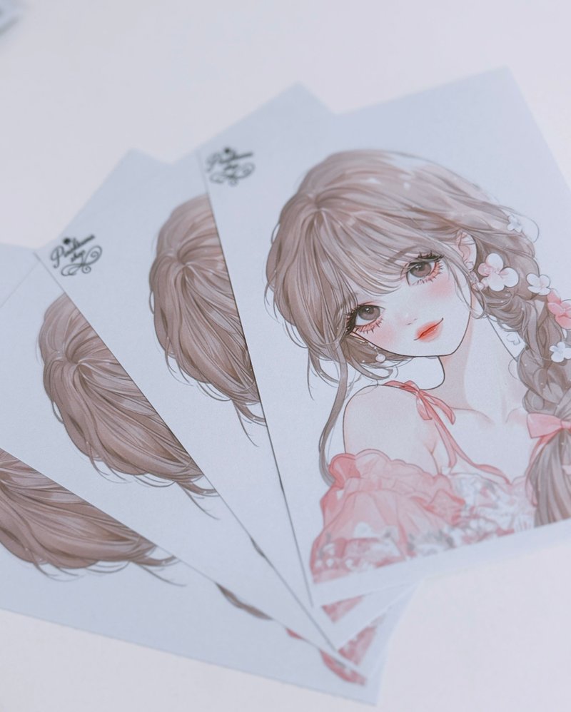 pinokkumashop 人物贴纸 女孩贴纸 拼贴素材 - 贴纸 - 纸 