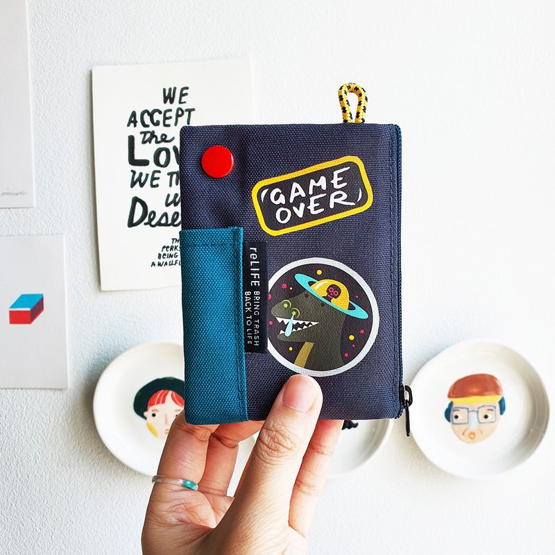 Hop Relife海洋皮夹 - 皮夹/钱包 - 环保材料 蓝色