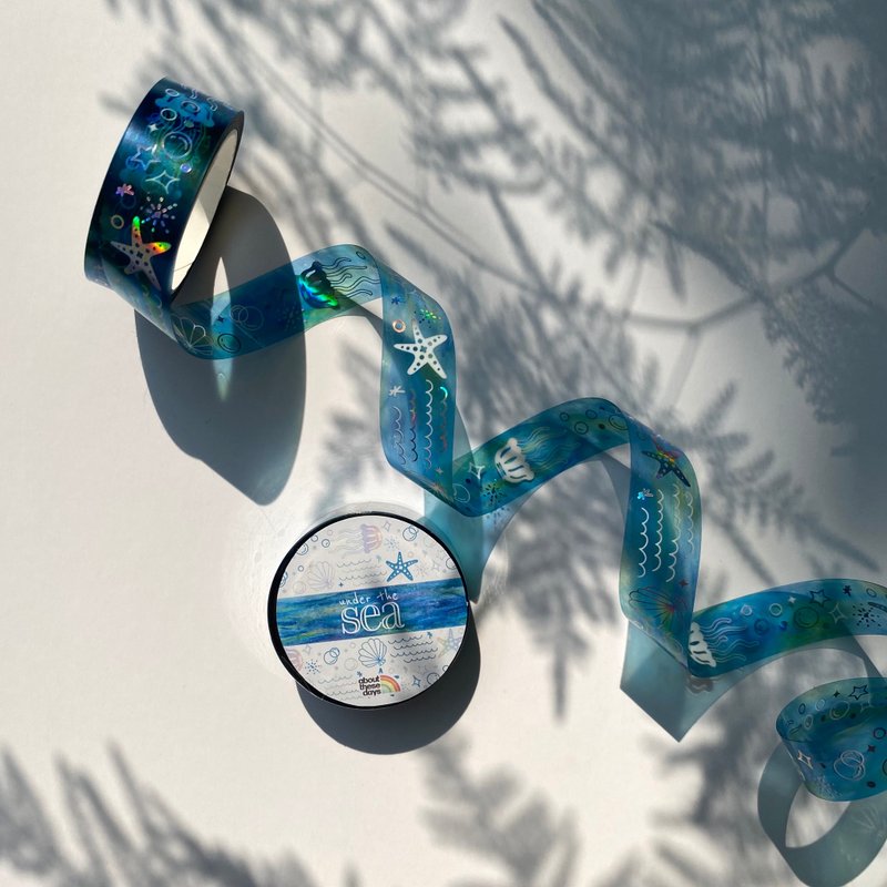 【PET胶带】Under the sea - 纸胶带 - 塑料 蓝色