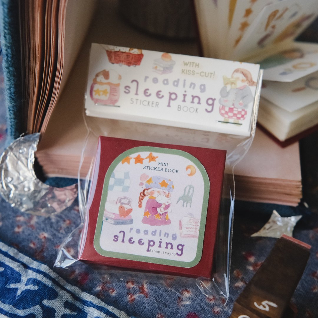 预裁切贴纸书：阅读．小憩 - teayoushop 原创 - 贴纸 - 纸 