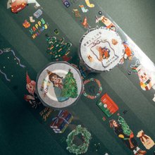 一起圣诞倒数 PET 胶带 甜蜜生活